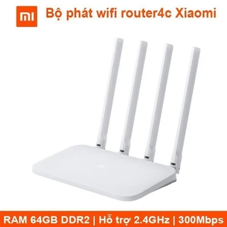 Bộ phát wifi Xiaomi 4C Router có Repeater kích sóng Wifi tiện lợi chính hãng - FTH Shop