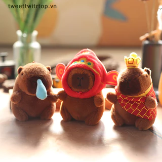 Trtop 12cm Dễ Thương Mini Móc Khóa Capybara Mặt Dây Chuyền Cừu Sang Trọng Đồ Chơi Túi Thịt Cừu Mặt Dây Chuyền Móc Khóa Phụ Kiện Chìa Khóa Quà Tặng VN