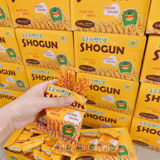 1 hộp 30 gói Mì tôm ăn liền Shogun Hàn Quốc phô mai, mì tôm trẻ em ăn liền gói 16gr