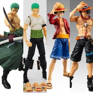 Onepiece Zoro Luffy Ace Figma nhân vật hành động VAH Monkey D Luffy Portgas D. Mô hình nhân vật Ace Straw Hat Fire Fist