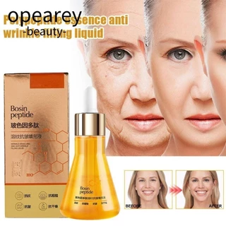 opearey Bosin Peptide Chống lão hóa, Chai thủy tinh 50ml Phai màu, Serum hữu ích dành cho người phụ nữ dạng lỏng da mặt