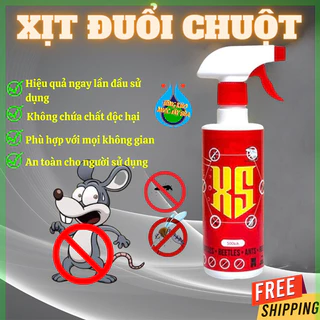 Chai Xịt Đuổi Chuột XS 500 ML Thái Lan - Không Mùi, An toàn - Xua Đuổi Chuột, Gián, Côn Trùng Nguồn Gốc Thảo Mộc