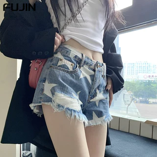 FUJIN quần short nữ quần đùi nữ jean chic Cổ điển Fashion comfortable WNK2430BOH 11Z240313