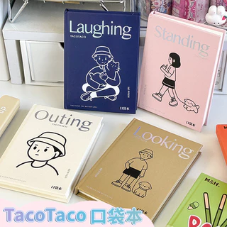 Maihe A7 Pocket Book tacotaco Sổ tay Mini có giá trị cao Sổ tay cứng dành cho sinh viên Notepad trống