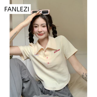  FANLEZI Áo Sơ Mi áo sơ mi nữ áo kiểu hàn quốc Định hình xu hướng thanh lịch Tinh tế Fashion WCS2430T4V 13Z240329