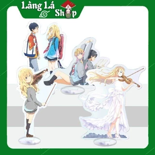 Tượng Mica Standee anime/manga Shigatsu wa Kimi no Uso (Tháng 4 là lời nói dối) Nhựa Cứng Acrylic In nhiều chi tiết