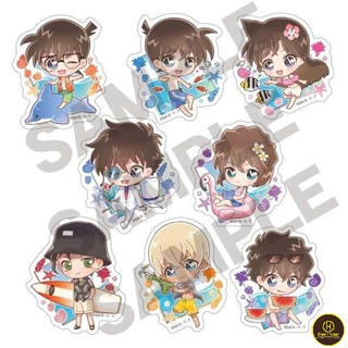 (3CM) Mô hình Standee DETECTIVE CONAN ver ĐI BIỂN Thám tử lừng danh tượng mica acrylic anime chibi trưng bàyMK ĐĂNG HOÀN