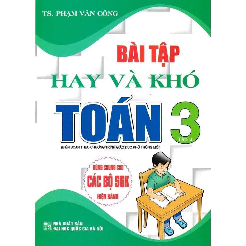 Sách - Bài Tập Hay Và Khó Toán Lớp 3 Tập 2 (Dùng Chung Cho Các Bộ SGK Hiện Hành) HA