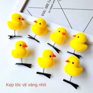 Kẹp Tóc Vịt Vàng Nhỏ Phụ Kiện Tóc Kẹp Tóc Trẻ Em Quà Tặng Sinh Nhật Bang Kẹp Bé Gái Nổ Kẹp Đồ Chơi Trẻ Em Nhỏ Vịt Vàng Đồ Chơi