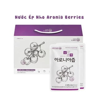 Nước Ép Quả Aronia Berries Nam Daleun Hae Hàn Quốc Cao Cấp 80ml x 30 gói