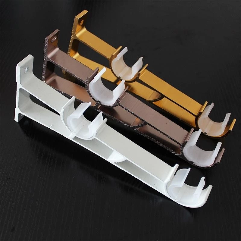 trụ đỡ sào rèm loại tốt nhôm đúc giá đỡ thanh treo rèm (giá 1 cái)