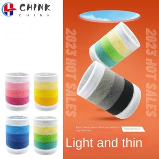 Dây đeo cổ tay CHINK, Hỗ trợ cổ tay hấp thụ mồ hôi bằng vải Polyester, Phụ kiện đàn hồi Xanh Vàng Xám Xanh lá chống mồ hôi Unisex