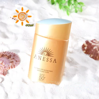 Kem Chống Nắng Ane.ssa Perfect UV Bảo Vệ Ngoài Trời Chăm Sóc Da Siêu Sản Phẩm Chống Thấm Nước SPF50 + / PA + + + 60mL