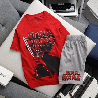 [20kg-65kg] Đồ Bộ Bé Trai Size Đại Star Wars G-@-P - Đỏ SW