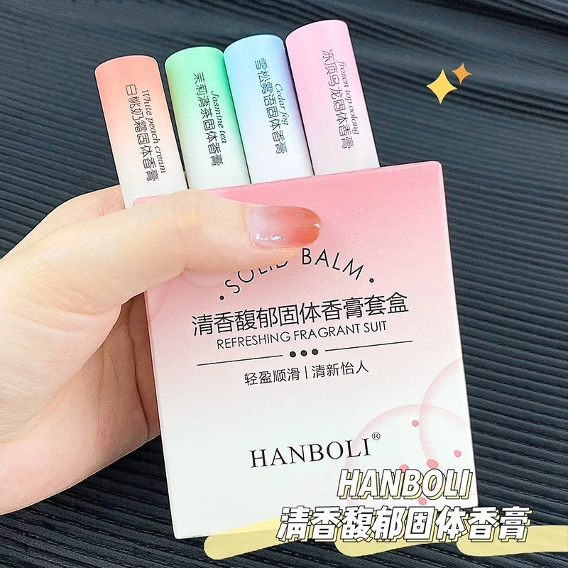 Nước Hoa Balm Chắc Chắn Hương Thơm Lâu Dài Tự Nhiên Tươi Nhẹ Nước Hoa Di Động Dễ Dàng Mang Khử Mùi Balm Tiệc Sinh Viên Fema