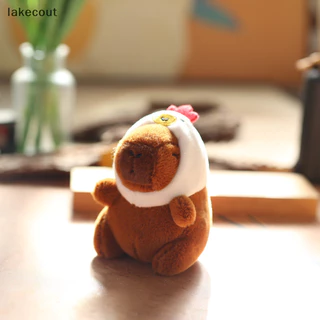 Lat Capybara Sang Trọng Móc Khóa Mô Phỏng Capibara Anime Lông Tơ Đồ Chơi Kawaii Búp Bê Dễ Thương Đồ Chơi Nhồi Bông linh cẩu