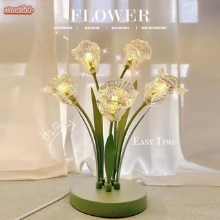 Đèn ngủ hoa Tulip LED hiện đại cho đèn ngủ phòng ngủ