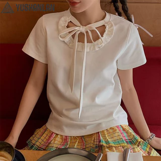 YUSHANLAN áo phông áo thun nữ croptop baby tee Popular Fashion Stylish hàn quốc WCS2440F63 15Z240410