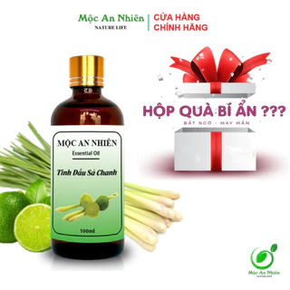 [Quà tặng] Tinh Dầu Sả Chanh Nguyên Chất [100ml] - Mộc An Nhiên. Khử mùi, lọc không khí, kháng khuẩn...