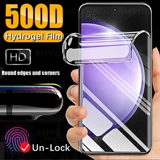 3 Cái Tương Thích Với Samsung Galaxy S24 - HD Soft Hydrogel Film Cho S24 Plus Ultra - Full Cover Bảo Vệ Màn Hình Chống Trầy Xước - Phim Màn Hình Điện Thoại Không Kính Trong Suốt