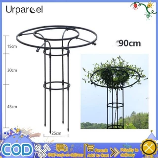 Ul Garden Tròn Trellis, Khung Thép Đen Ô Dù Tháp Trellis, Tháp Leo Sân Vườn Bằng Thép Dọc, Sân Vườn