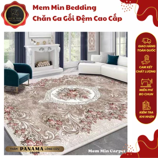 Thảm Panama Lông Cừu Cao Cấp 2mx3m- MemMinbedding Họa tiết sang chảnh, làm cho căn nhà thêm trang trọng, lại lịch sự