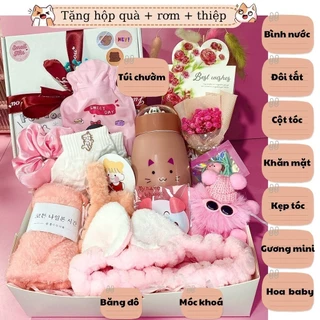 Combo Quà Sinh Nhật, Qùa Tặng Người Yêu Kèm Túi Chườm Giữ Ấm Quà Tặng Bạn Gái 8/3, 20/10, Valentine Meo Meo-SNM