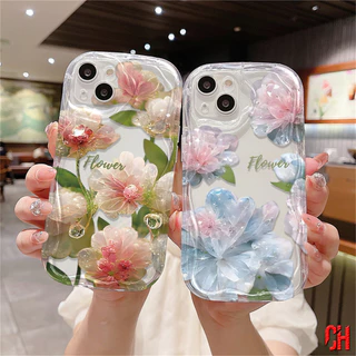 Ốp lưng Realme C53 8i C35 C55 10 C21Y C15 C67 6i C30S C3 C25S C11 C1 C2 C51 5S C31 11 C12 6 7 8 PRO 5i C33 C25 C25Y 5 C30 7i 9i C21 6S C17 C3i C20 C20A 11X V23 Narzo 50 53 N55 Ins Hoa Tươi 3D Vồng Cong Cạnh Chống Sốc