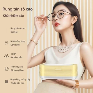 Máy Rửa Vệ Sinh Lens Tự Động Rung Sóng Âm - Máy Làm Sạch Kính Áp Tròng Chính Hãng