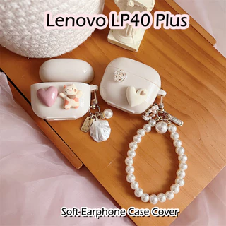 [Giảm giá hấp dẫn] Cho Lenovo LP40 Plus ốp tai ng Case Vỏ Bảo Vệ Hộp Sạc Tai Nghe Loạt phim hoạt hình thời thượng Silicone mềm Vỏ Bảo Vệ Hộp Sạc Tai Nghe