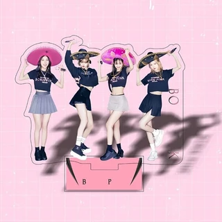 Mô hình Standee Kpop THE Girls Album JENNIE LISA Rose Jisoo LE SSERAFIM mb Phụ kiện trang trí để bàn góc học tập