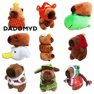 DADOMYD Mô Phỏng Capybara Mặt Dây Chuyền, Nhiều Màu Đồ Chơi Dễ Thương Mũ Đội Đầu Búp Bê Capybara, Quà Tặng Hoạt Hình Capybara Phụ Kiện Chuột Lang Sang Trọng Capybara Móc Khóa Quà Tặng Sinh Nhật