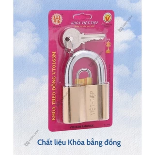 Ổ Khóa Việt Tiệp, Khóa Treo Đồng 3P, 4P, 5P, 6P -  Việt Tiệp (0138M, 0145M; 0152M; 0163M)- BM