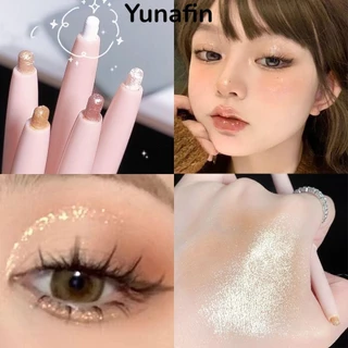 Yunafin Bút Chì Phấn Mắt Sequin, Bút Đánh Dấu Trang Điểm Mắt, Mỹ Phẩm Lấp Lánh Chống Thấm Nước Lâu Dài Nằm Tơ Bút Kẻ Mắt Nữ