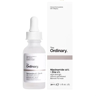 Tinh chất The Ordinary Niacinamide 10% + Zinc 1% - Hỗ trợ giảm mụn giảm thâm hiệu quả 30ml