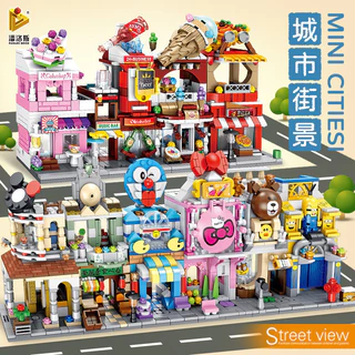 Đồ chơi khối xây dựng xếp hình thành phố Penrose Lego bricks cho trẻ em