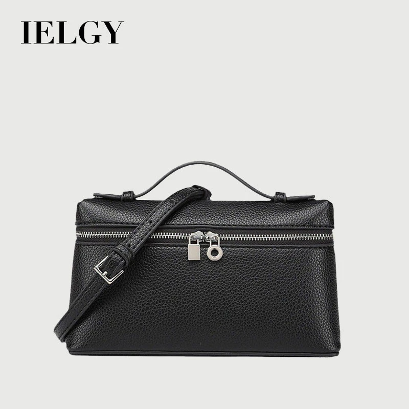 Túi đựng hộp cơm trưa IELGY Messenger Da pu Túi đựng hộp di động thời trang Mini