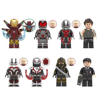 Tương thích Lego Avengers Siêu Anh Hùng Sắt Kiến Hawkeye Ronin Robot Chiến Tranh Lắp Ráp Khối Xây Dựng Minifigure