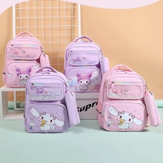 Balo Kuromi Cinnamoroll cặp sách cho bé đi học tiểu học xinh xắn 39x28x16cm Mẹ Bắp Shop