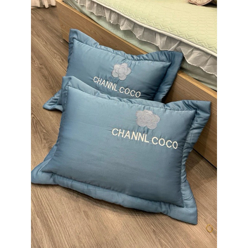 Vỏ gối nằm phi lụa satin trần bông cao cấp kích thước 45x65 hàng dầy đẹp