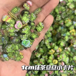 1cm Matcha Dandan Mảnh Nhỏ Acrylic Handmade diy Vật Tư Tiêu Dùng Acrylic Miếng Dán Mini Hỗn Hợp Khoai Lang Cùng Phong Cách