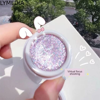 LYMEDIA Phấn Mắt Tím, Phấn Mắt Lấp Lánh Ngọc Trai Siêu Sáng, Bling Bling Bling Long Lasting Shimmer Eye Brightening Trang Điểm