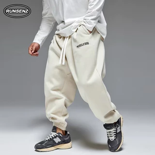 M-8xl Thời Trang Tạp Dề Quần Jogger Nam Plus Kích Thước Quần Nỉ Rời Phù Hợp Với Nhân Quả Quần