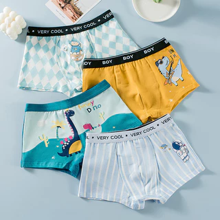 Quần lót trẻ em Bé trai cotton nguyên chất Quần short thoáng khí cho bé trai quần short boxer