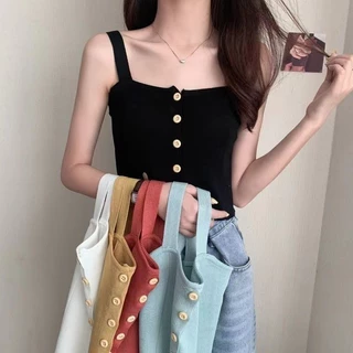 Áo len dệt kim nhỏ mùa hè dành cho nữ Nút thắt đơn màu trơn dệt kim Cardigan Close-Fiting eo cao mỏng hơn