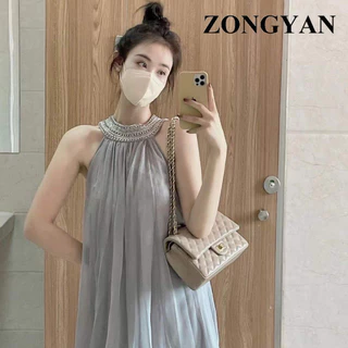 ZONGYAN váy Đầm váy nữ body đầm Thể thao Korean Hàn Phong Phong cách WLQ24308TA 12Z240321