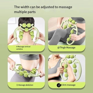 Chân Đẹp Hiện Vật Vòng Kẹp Chân Bê Massage Con Lăn Mace Xốp Trục Cơ Kéo Dài Thư Giãn Massage