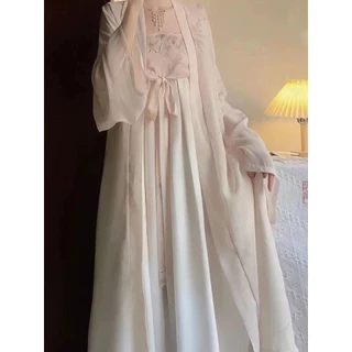 Drunk Moon Original Hanfu [Đầu mùa hè] Chiều dài ngực Trang phục cổ xưa Kem chống nắng Xuân hè Siêu cổ tích Phong cách Trung Quốc mới Trọn bộ#2445