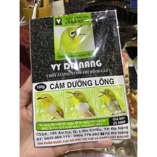 Cám chim Vành Khuyên Vỹ Đà Nẵng Dưỡng, Líu 1, Líu 2 gói 100g KABOS