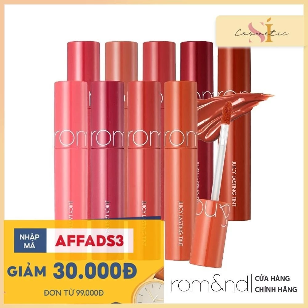 [Chính Hãng] Son Bóng Romand Juicy Lasting Tint  06 08 13 17 18 19 20 21 22 23 24 25